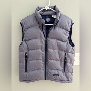 Patagonia down vest purple size small